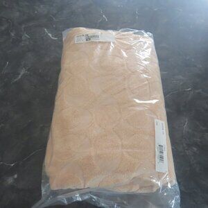 Coach Luxury Cotton Bath Towel – Peach Signature “C” Jacquard – Brand New (B2)